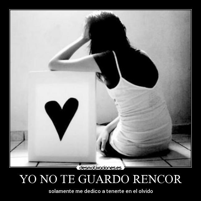 YO NO TE GUARDO RENCOR - 