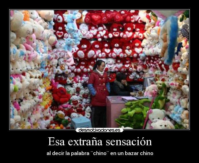 Esa extraña sensación -