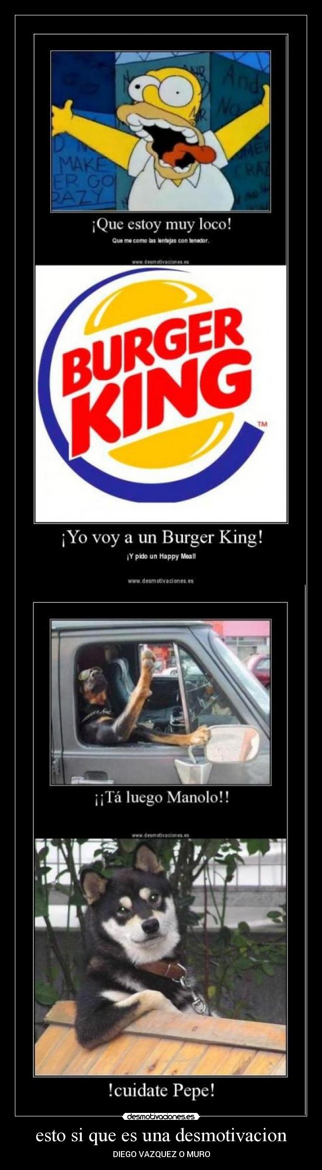 esto si que es una desmotivacion - DIEGO VAZQUEZ O MURO