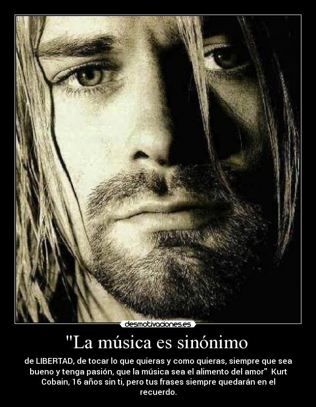 La música es sinónimo  - 