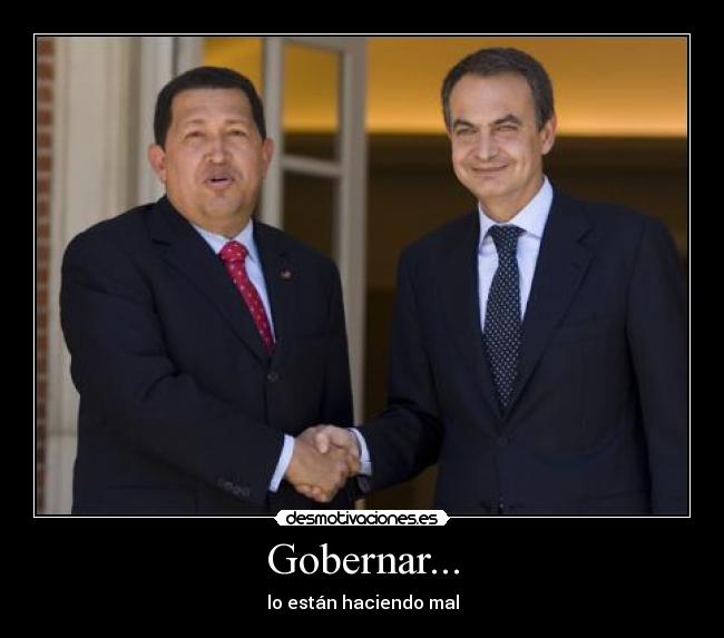 Gobernar... -
