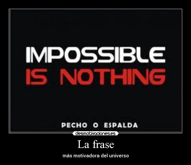 La frase -