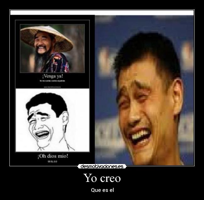 Yo creo -