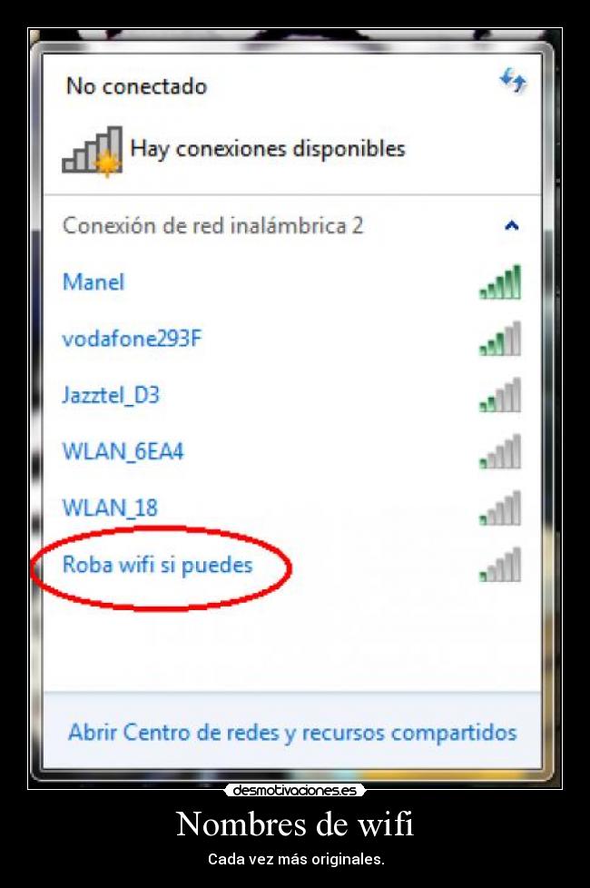 Nombres de wifi - 