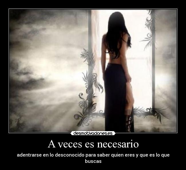 A veces es necesario -