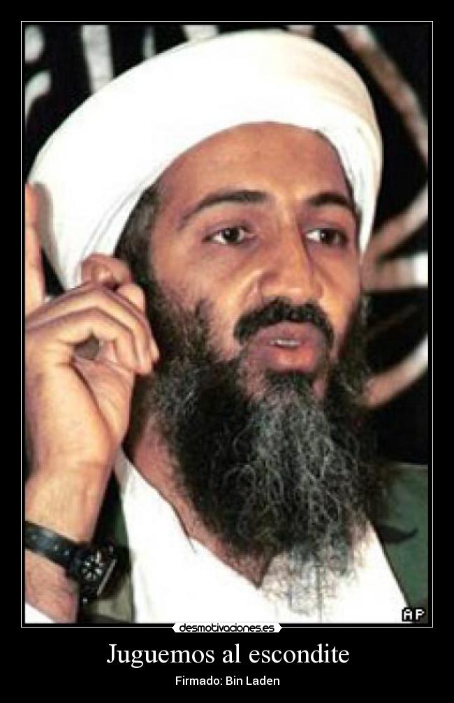 Juguemos al escondite - Firmado: Bin Laden