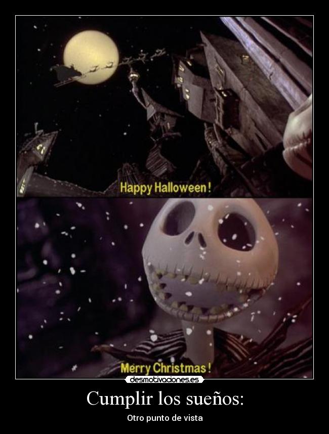 carteles jack skellington nbc suenos desmotivaciones