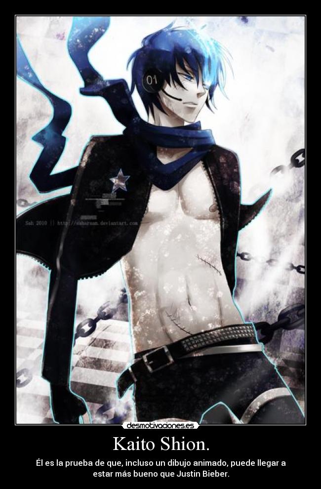 carteles kaito justin bieber dibujo animado tio bueno desmotivaciones