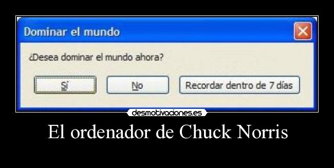 El ordenador de Chuck Norris - 