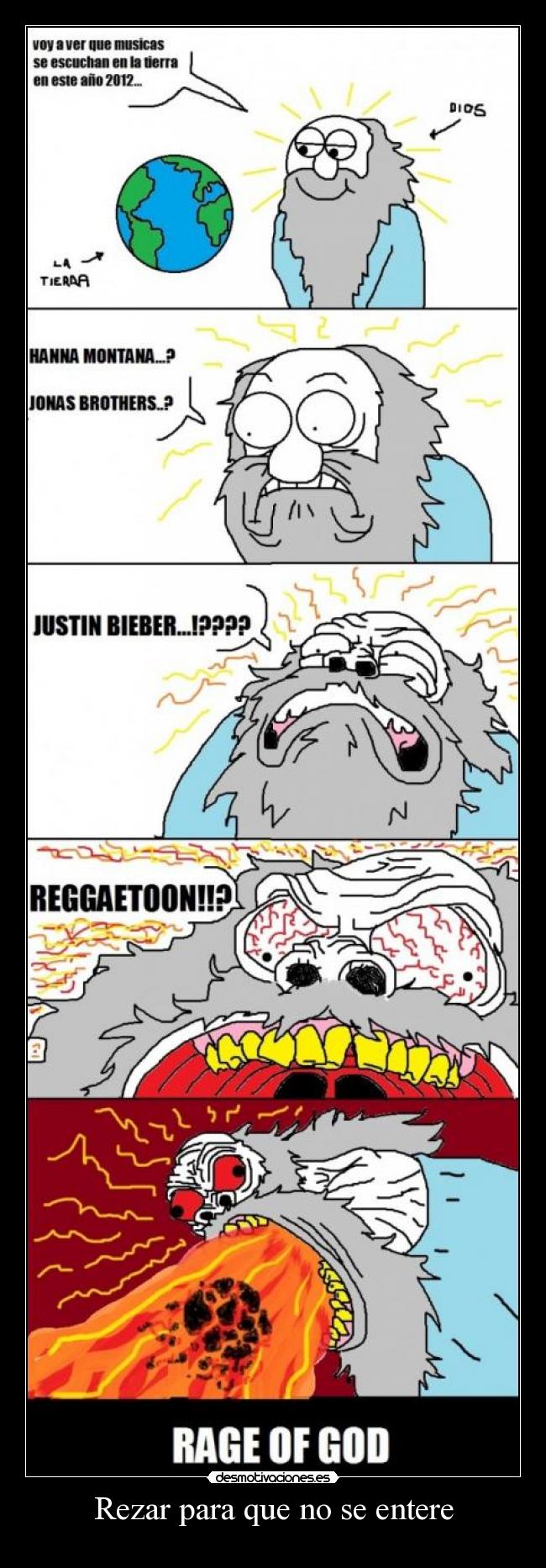 Rezar para que no se entere -