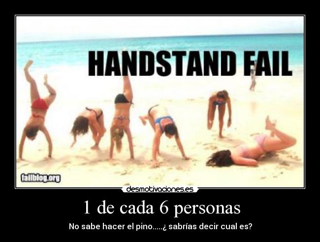 1 de cada 6 personas - 