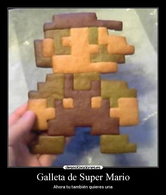 Galleta de Super Mario - Ahora tu también quieres una