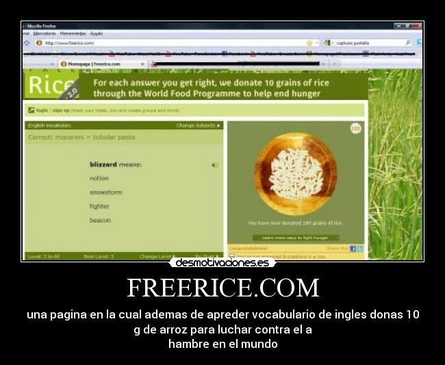 FREERICE.COM -