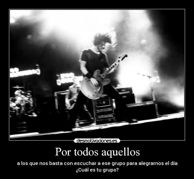 carteles grupos musica foo fighters desmotivaciones