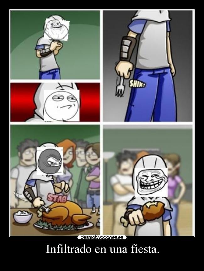 Infiltrado en una fiesta. - 