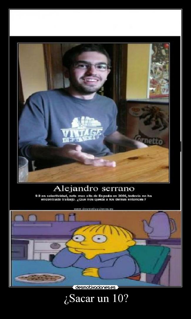 ¿Sacar un 10? - 