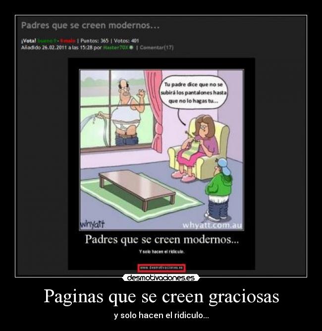 Paginas que se creen graciosas - 