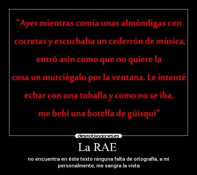La RAE -