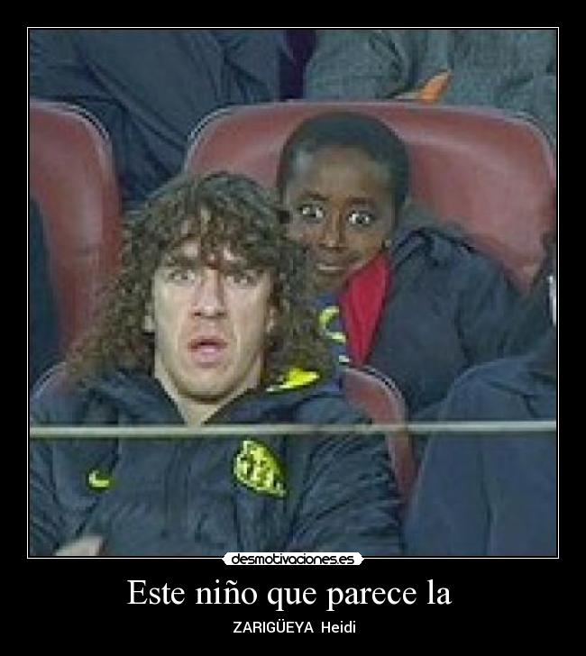 Este niño que parece la  - 