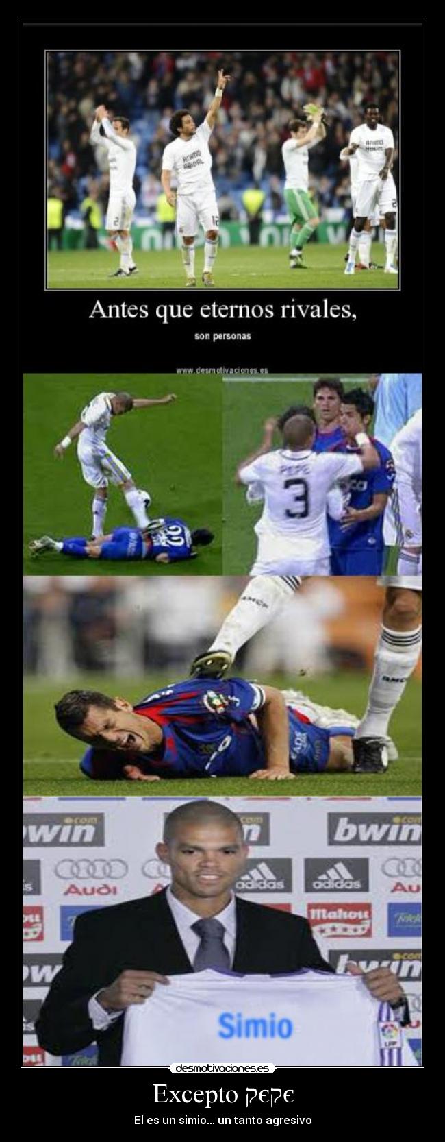 Excepto קєקє - El es un simio... un tanto agresivo