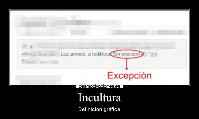 Incultura -