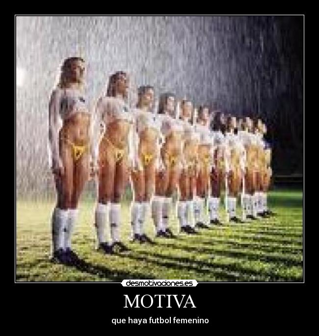 carteles futbol chicas desmotivaciones