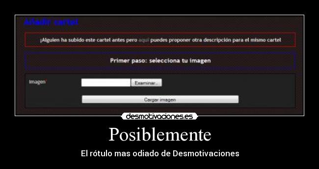 Posiblemente -