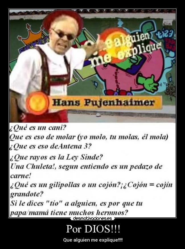 carteles dios espana terminos ortografia descripcion grafica desmotivaciones