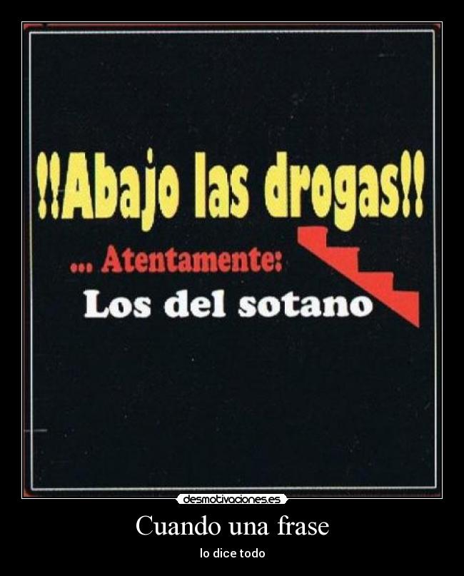 Cuando una frase -