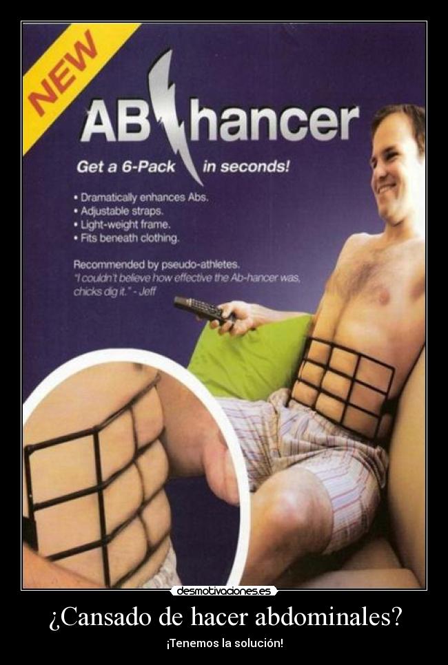 ¿Cansado de hacer abdominales? - 
