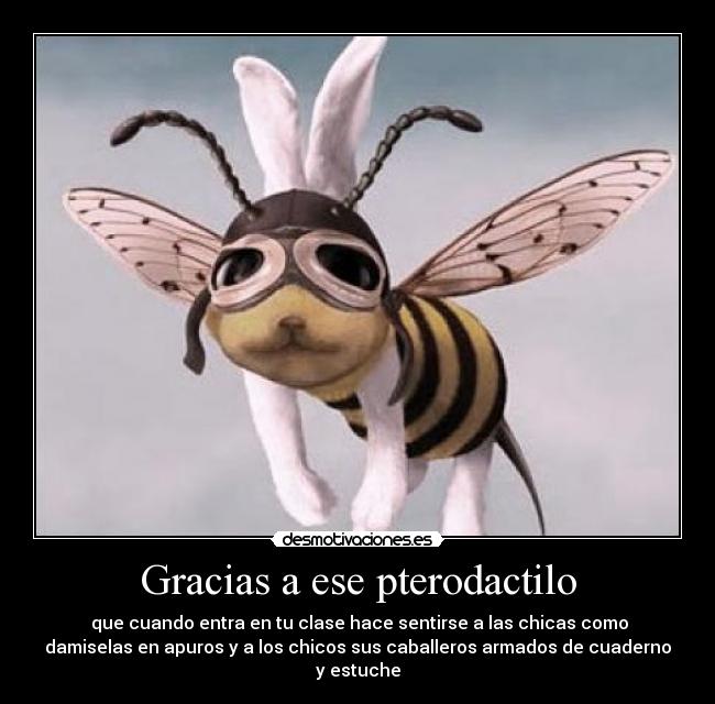 Gracias a ese pterodactilo - 