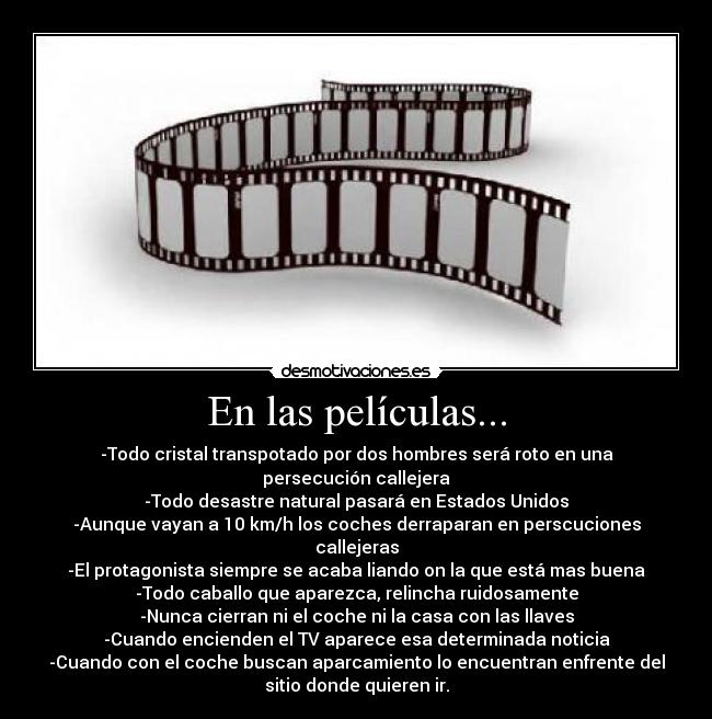 En las películas... - 