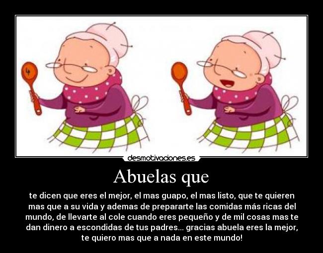 Abuelas que -