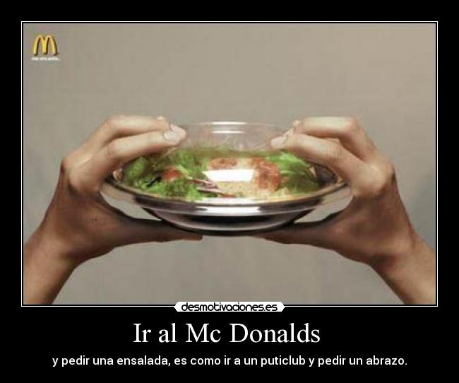 Ir al Mc Donalds -