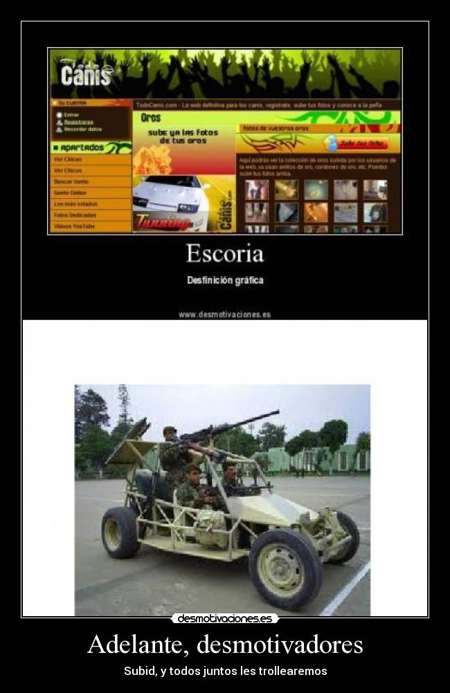 Adelante, desmotivadores - 