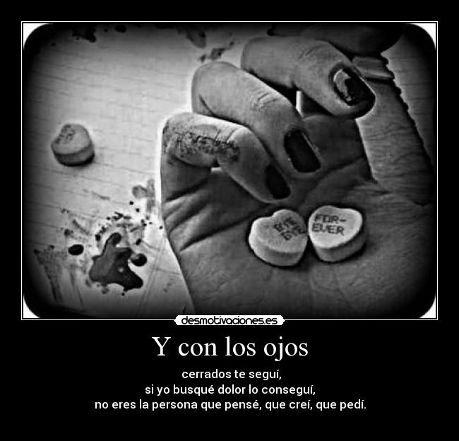 Y con los ojos - 