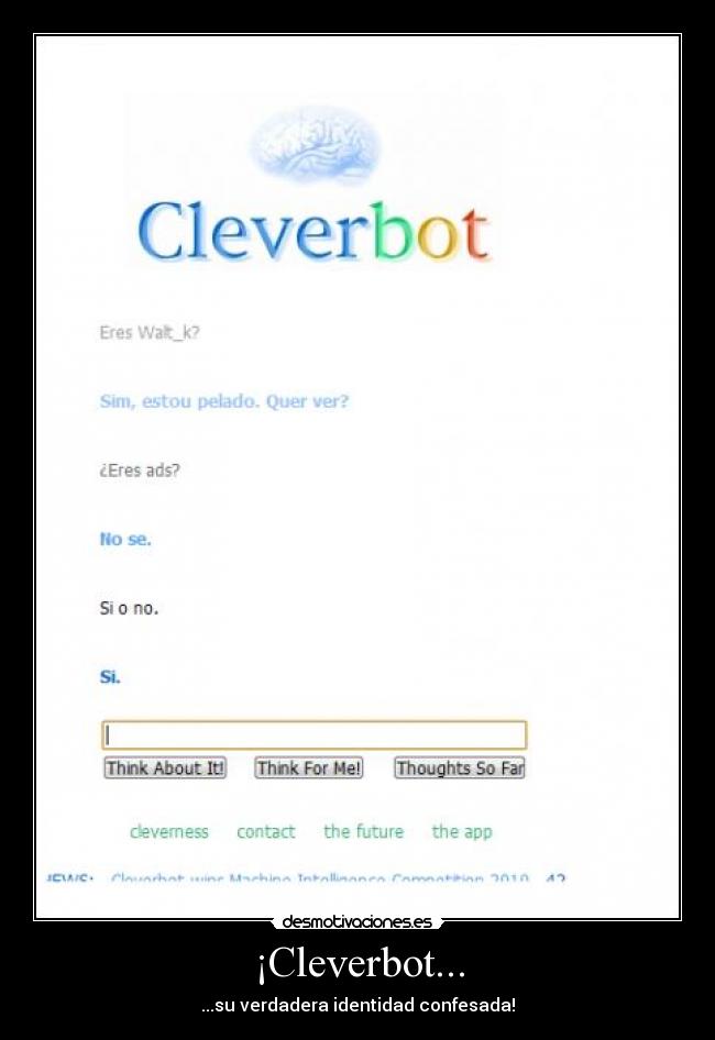 ¡Cleverbot... -