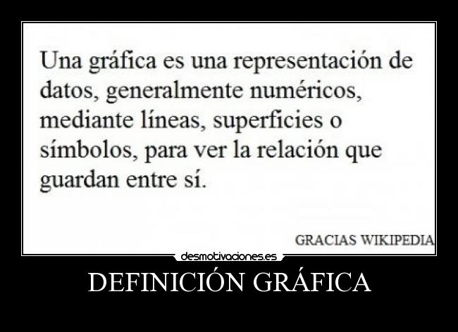 DEFINICIÓN GRÁFICA -