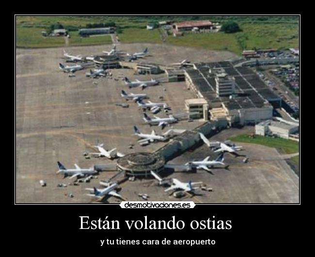 carteles ostias aeropuerto desmotivaciones