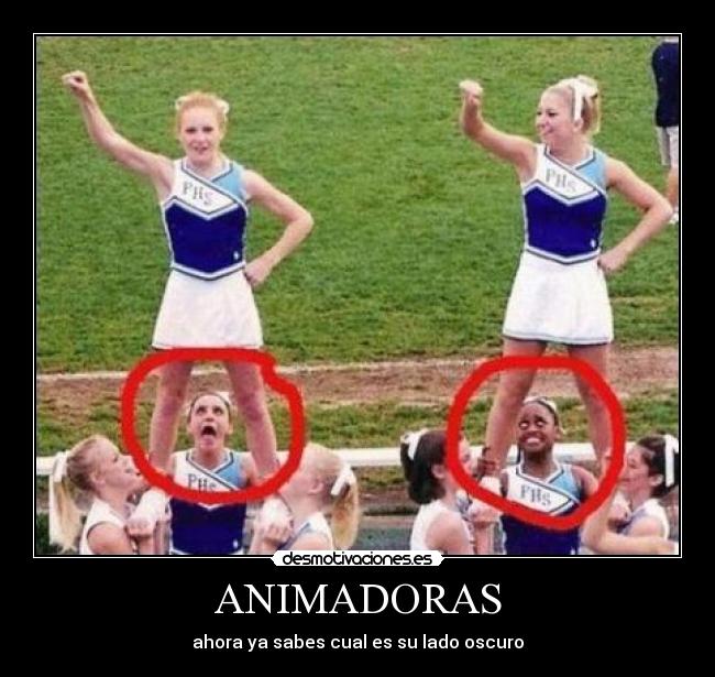 ANIMADORAS - ahora ya sabes cual es su lado oscuro