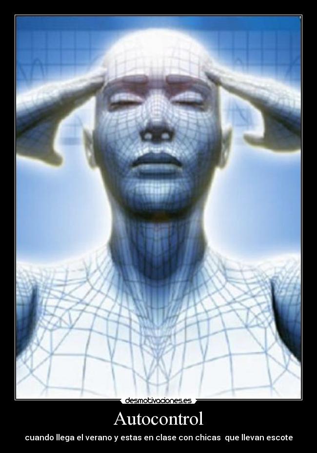 Autocontrol - cuando llega el verano y estas en clase con chicas  que llevan escote