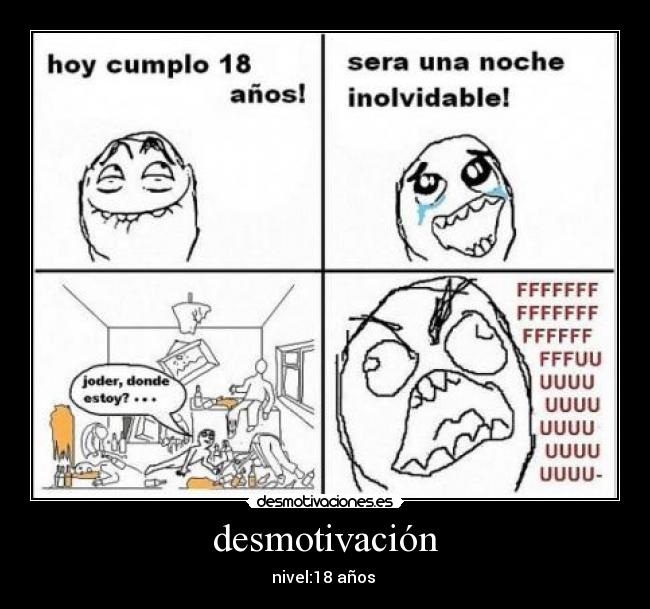desmotivación - nivel:18 años