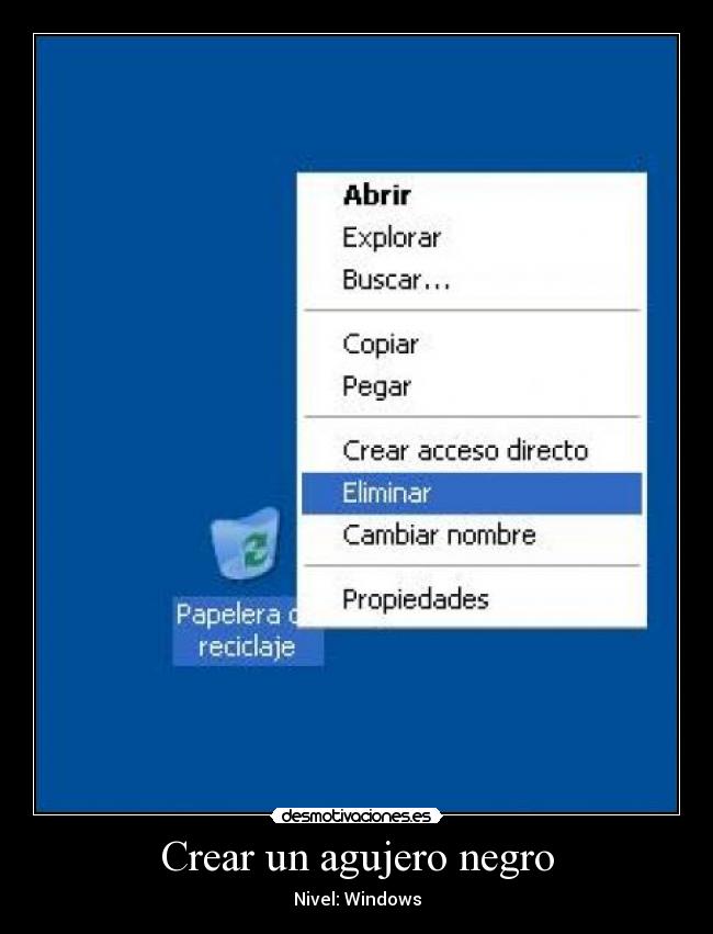 Crear un agujero negro - 