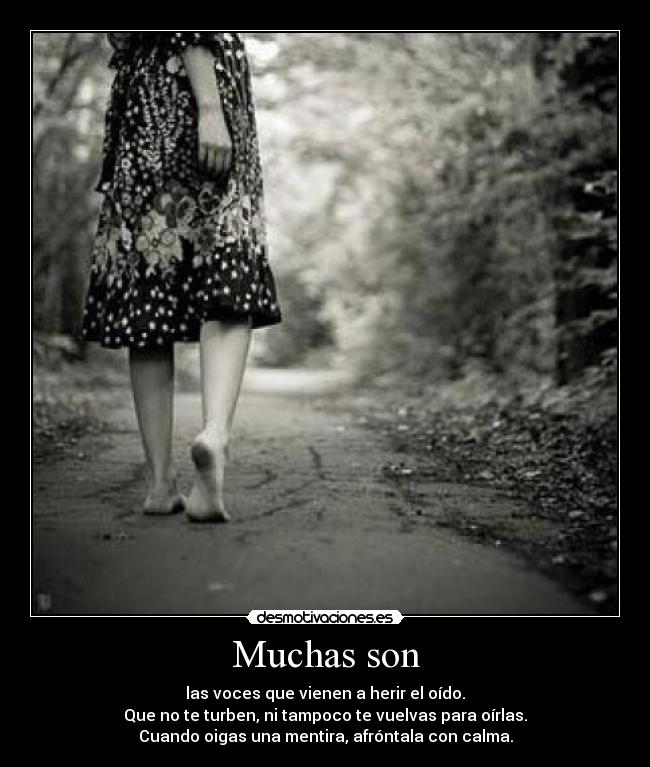 Muchas son -