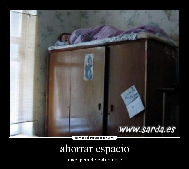 ahorrar espacio - nivel:piso de estudiante