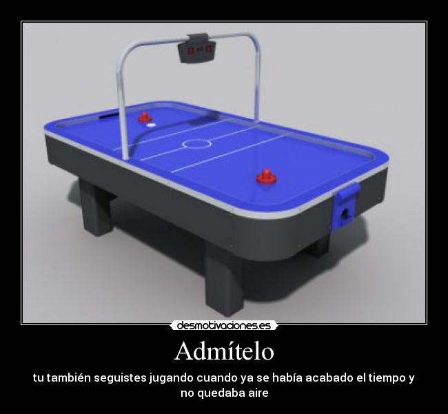 carteles air hockey desmotivaciones