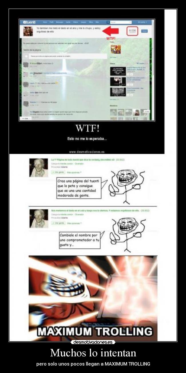 Muchos lo intentan - pero solo unos pocos llegan a MAXIMUM TROLLING
