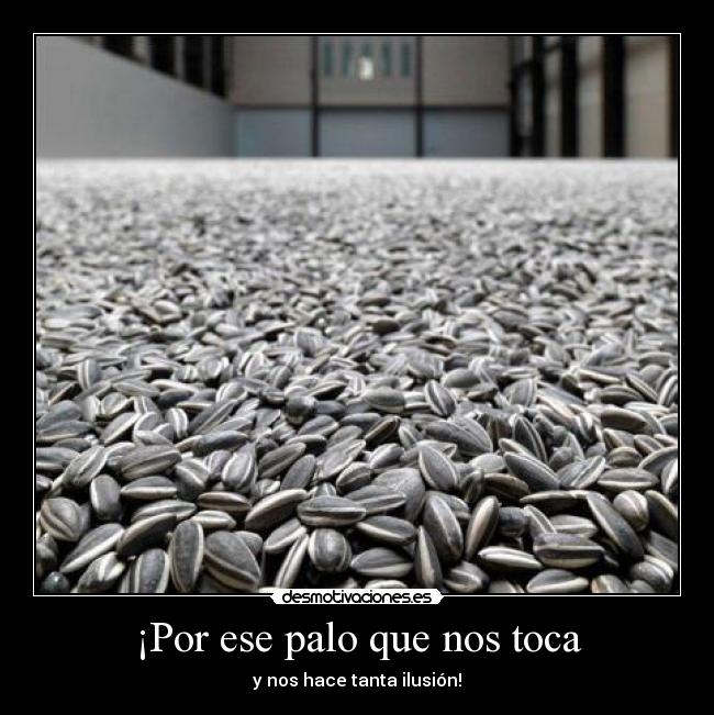 ¡Por ese palo que nos toca -