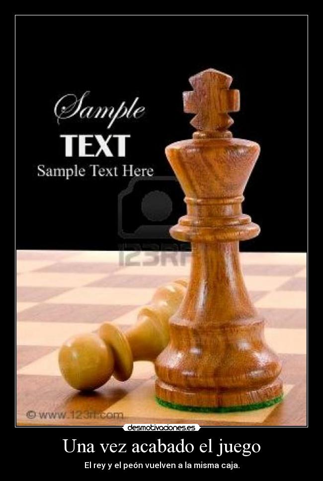 Una vez acabado el juego - 