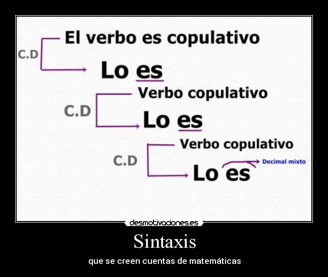 Sintaxis - que se creen cuentas de matemáticas